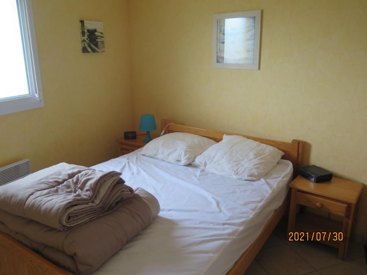 T3 avec balcon plein sud en bord de mer – 50 ml .2 chambres tout confort, équipé de chauffage électrique pour période hivernale, Camiers Exterior foto